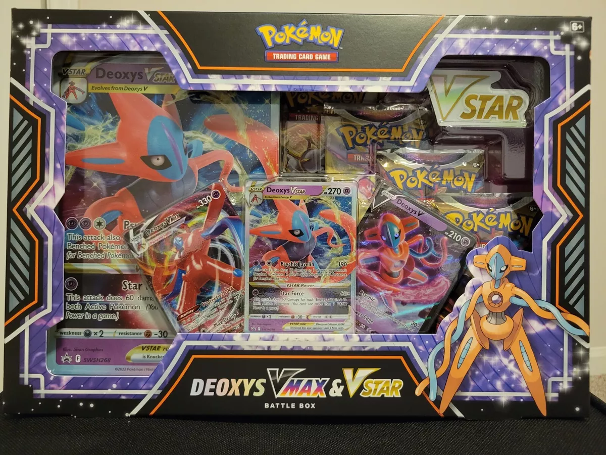 Pokemon TCG: Deoxys VMAX VSTAR Battle Box