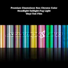 Gloss Neo Chrome Chameleon Color Headlight Taillight Fog Light Vinyl Tint Film