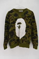 Bape 1st Camo Large Ape Head Sweatshirt A Bathing Ape Mens Size L