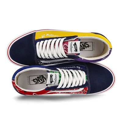 Vans Bedwin & The Heartbreakers X Old Skool 'Bandana Pack' Sz 6.5 Men (8 Womens)