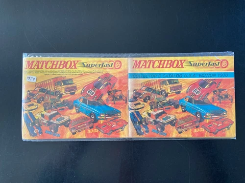 Vintage 1970 Matchbox Lesney Superfast Original Toy Car Collector's Catalog
