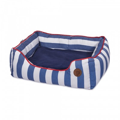 square dog bed with sides