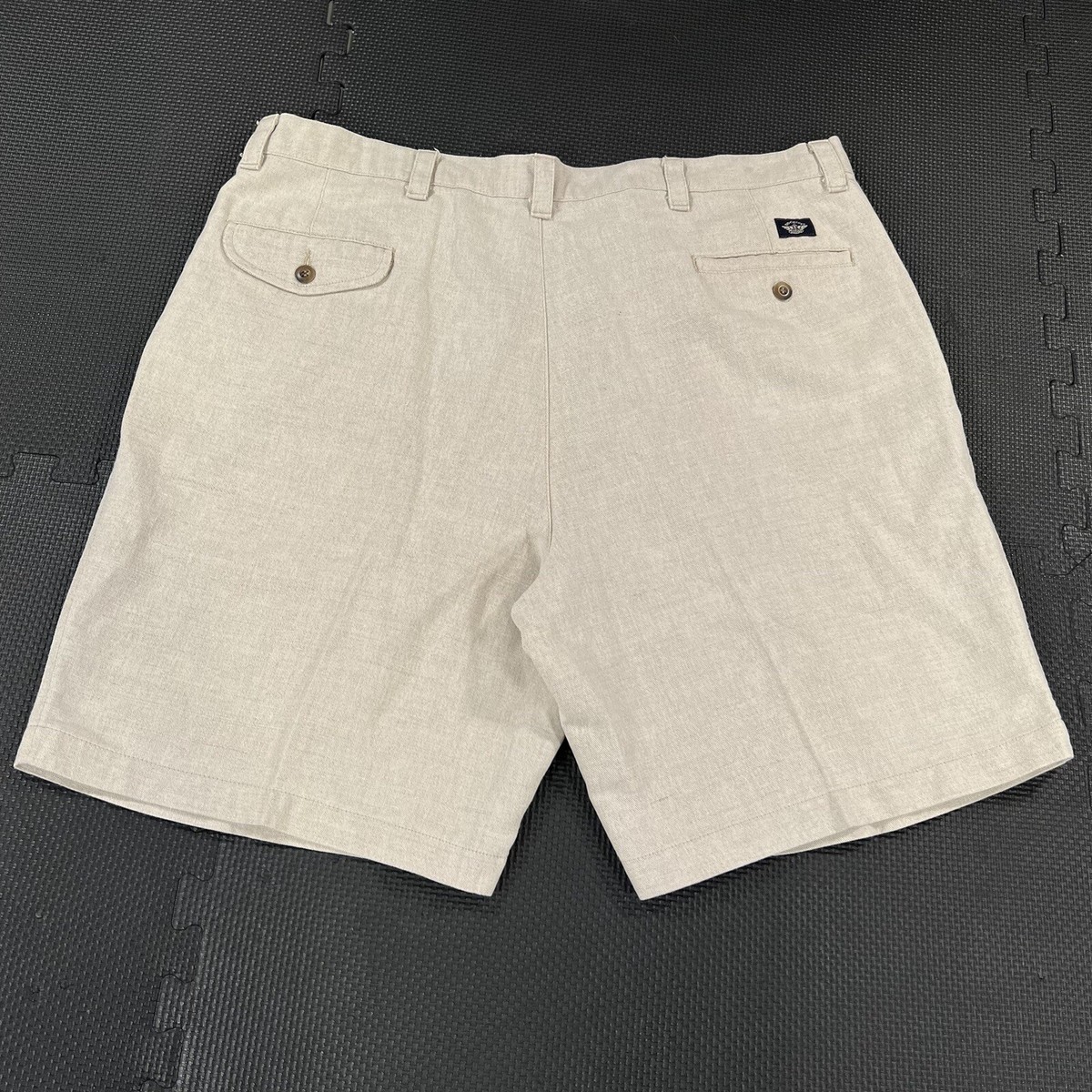 パンツ 90s Dockers cotton linen short pants Vintage 90s Dockers Khakis Cotton Knee-Length Casual Men's
