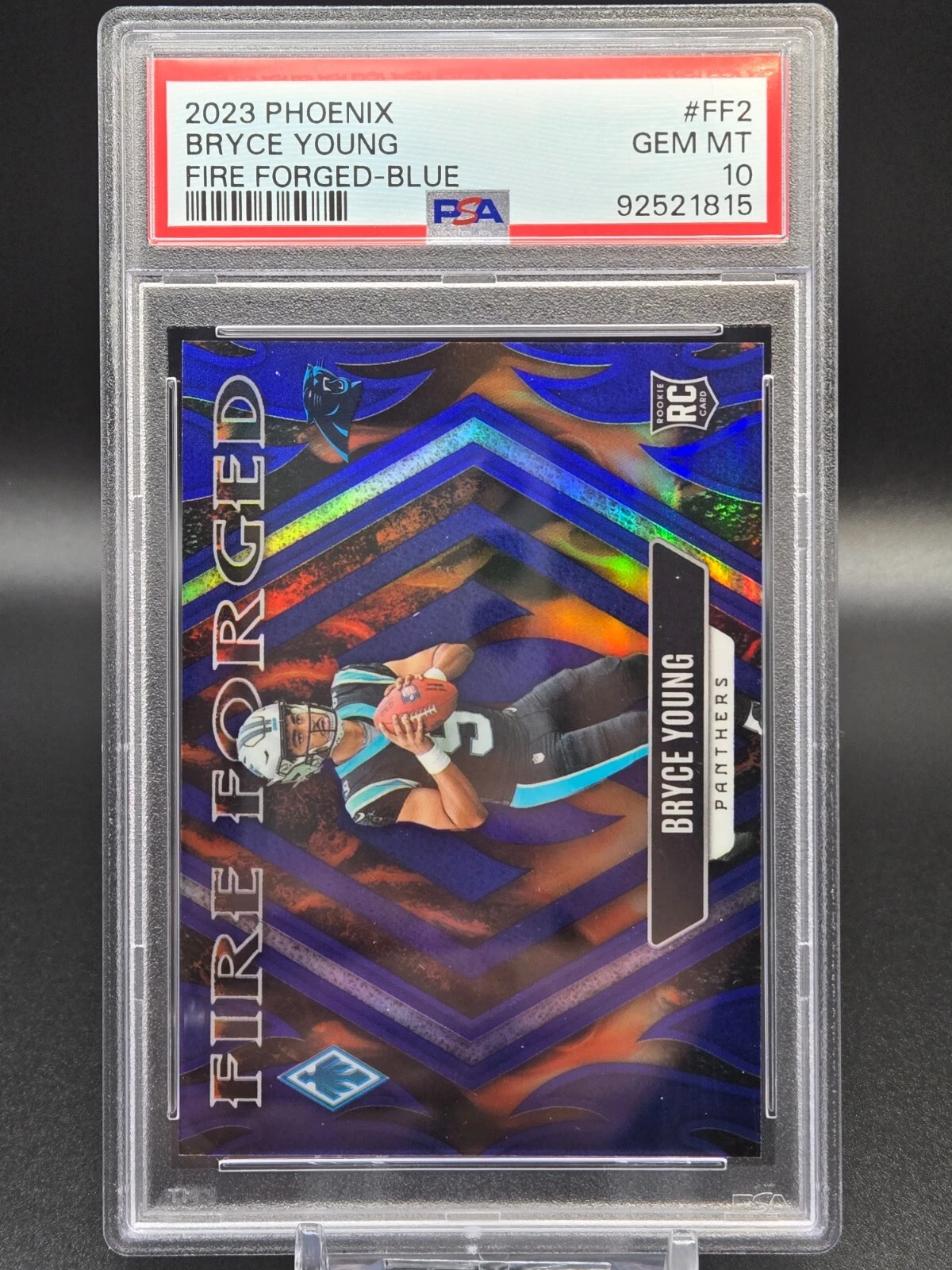 Bryce Young Panini Phoenix Fire Forged #FF2 Blue
