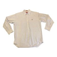 VTG Ralph Lauren Chaps Shirt Mens 16 34-35 Blue Oxford Button Up Business USA