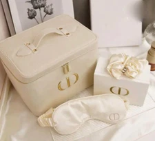 Dior Cosme Case Beauty Vanity Case Set of 4 Make Up Case Dior