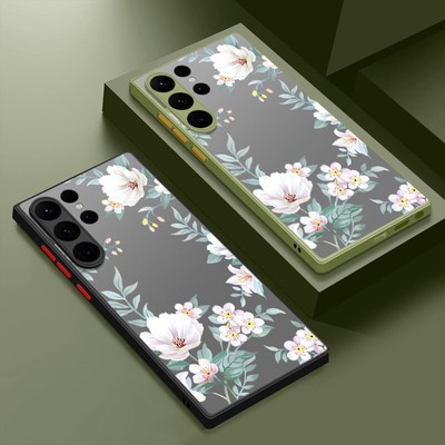 Für Samsung S25 Ultra S24 S23 S22 A16 A15 Stoßfest Matte Hybrid Acryl Handyhülle