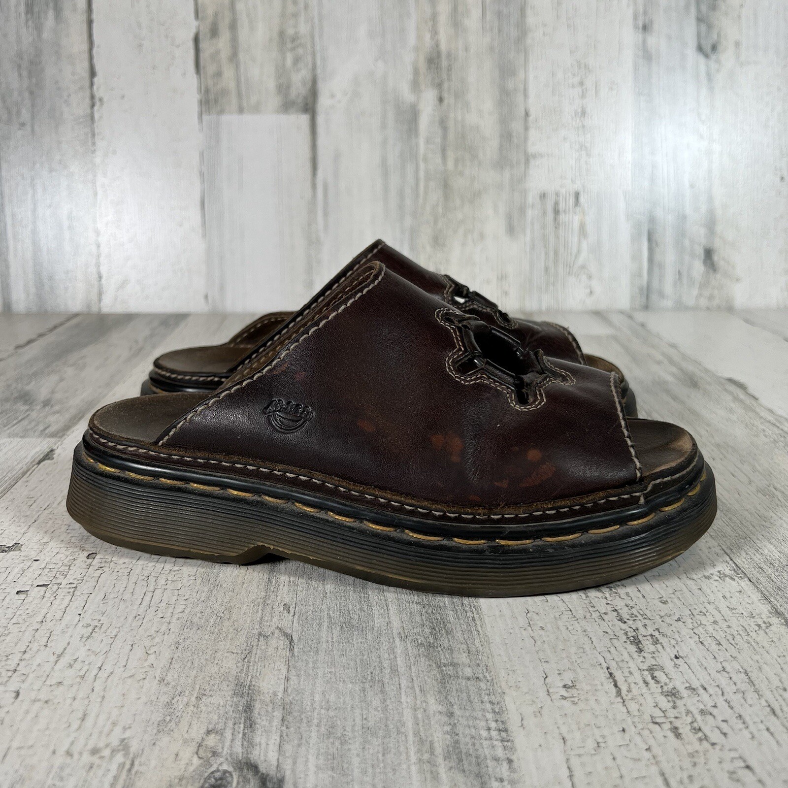 Vintage 90s Y2K Dr Martens Flower Cut 