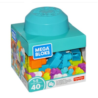 Mega Bloks große Konstruktionen Marke Fisher Price 40 Stück Würfel