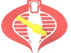 GI Joe Vehicle Cobra MORAY HydroFoil Missile Bomb 1985 Original Part