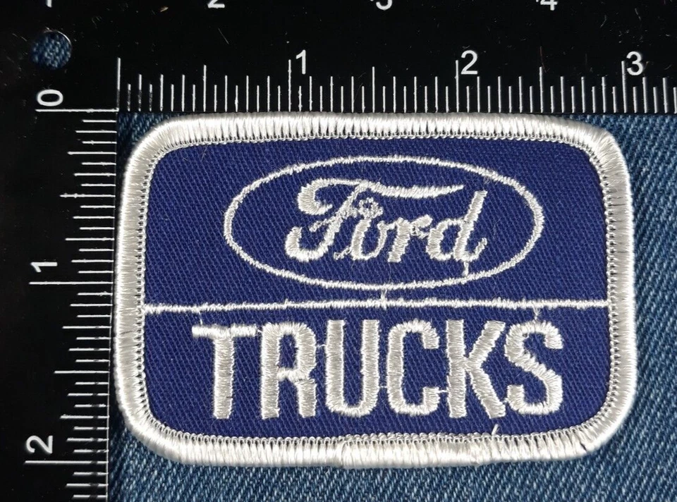 NOS 70s Vintage Original Ford Trucks 3" Patch Dealership Power Stroke F150 - Image 3 of 3