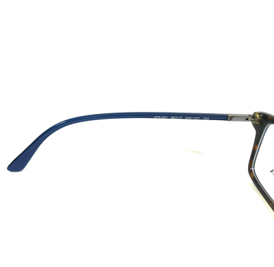Prada Eyeglasses Frames VPR03Y ZXH-1O1 Tortoise Silver Blue Prada Eyeglasses Frames VPR03Y ZXH-1O1 Tortoise Silver Blue