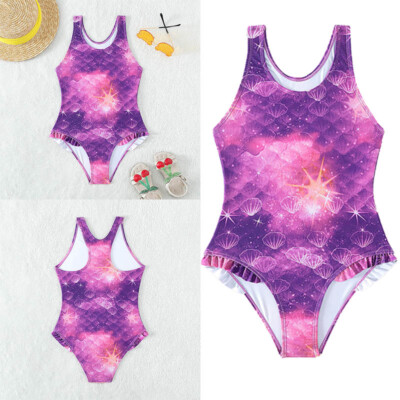 Girl Jumpsuit One-piece Swimwear Beachwear Bodysuit Swimsuit