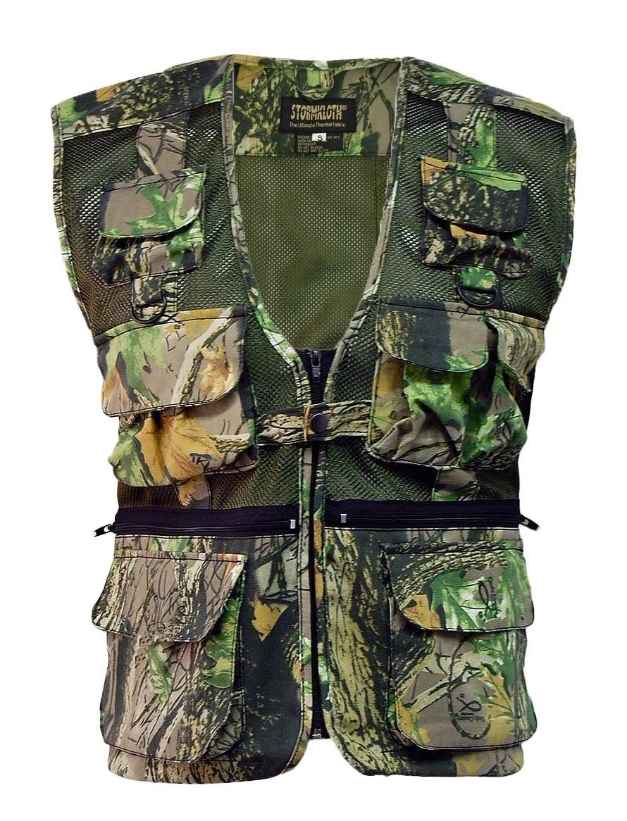 Stormkloth Hunting|Fishing|Outdoor Camouflage Vest Waistcoat Men's Half Jacket