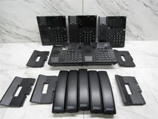 Lot of 5 Polycom VVX 350 Gigabit IP Desktop Office Phones POE TESTED!