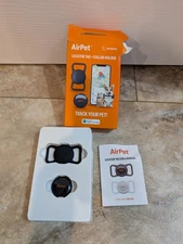 Airpet Locator Tag + Collar Holder New Open Box