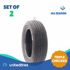 Set Of 2 Used 20560r16 Bridgestone Ecopia Ep422 Plus 92h - 732