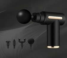 Massage Gun Deep Tissue Therapy With 4 Accessories For Pain Relief And Recovery