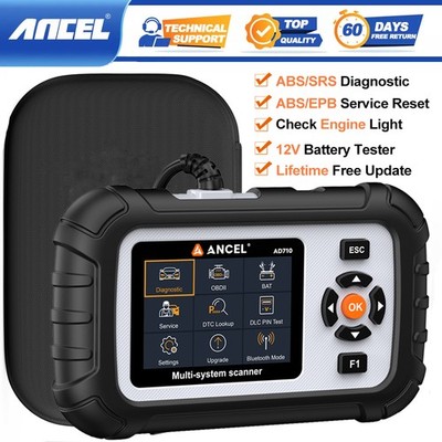 ANCEL AD710 Auto OBD2 Scannr Check Engine Diagnostic Tool ABS Bleeding SRS EPB