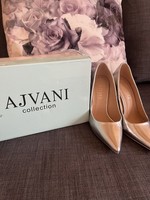 Ajvani Collection Silver Shoes Size 6 New with Box Never Worn
