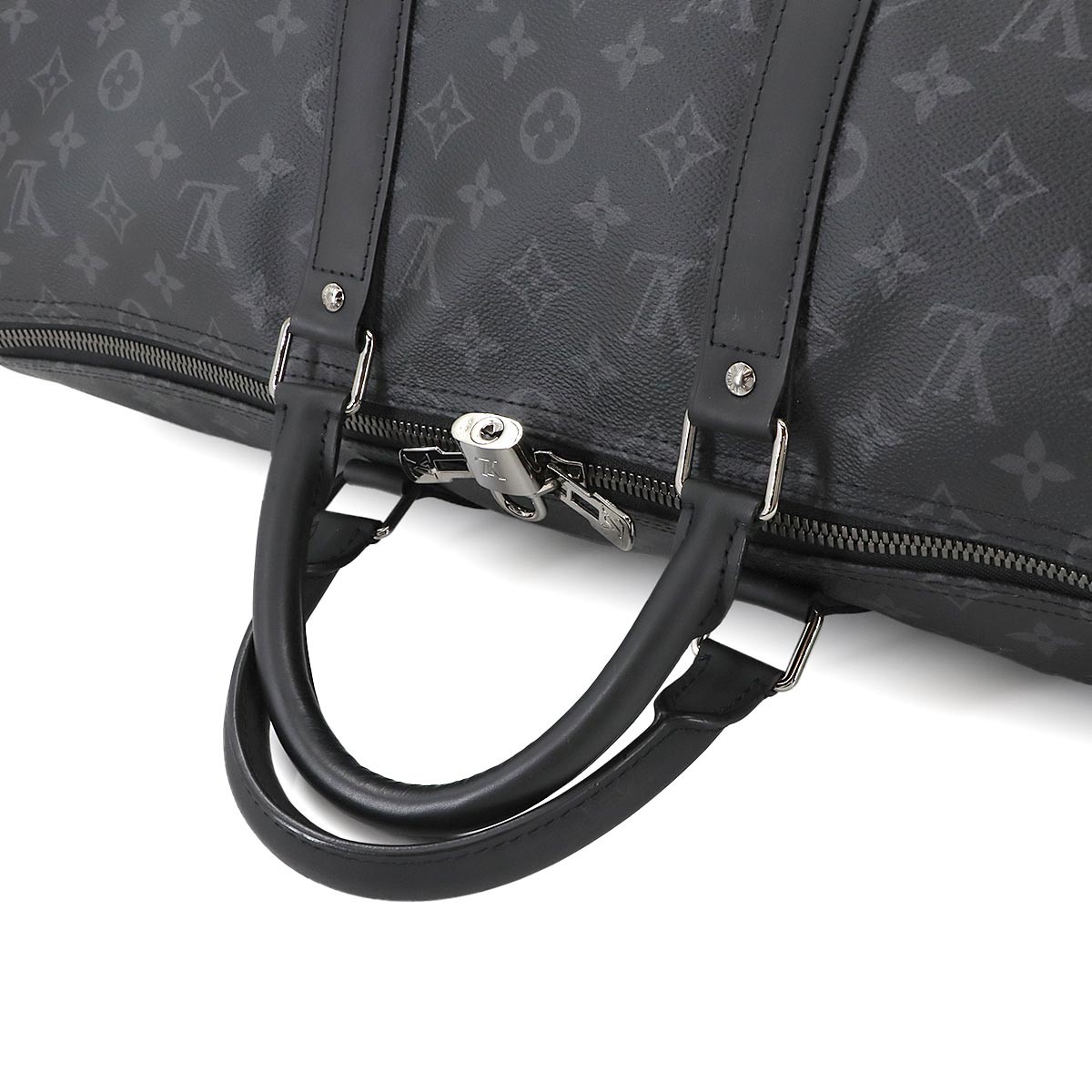 LOUIS VUITTON Monogram eclipse split Keepall Band… - image 5