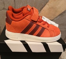 Adidas Grand Court 00s EL I Little Kids SIZE 10K NEW Shoes Red Sprtswear JR0777