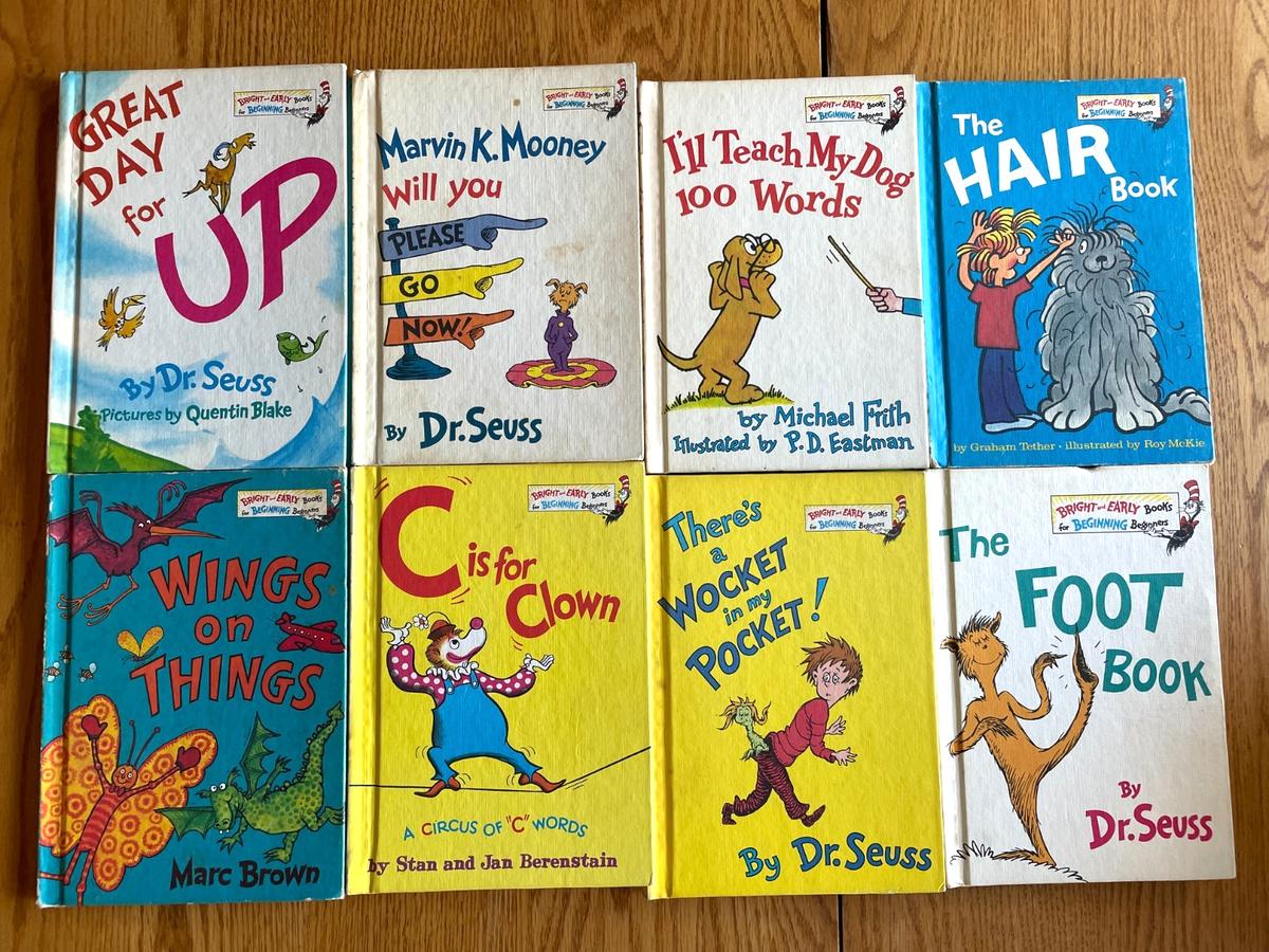 Big Lot Of 32 Dr Seuss Beginner & Bright And Early Vintage