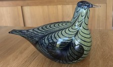 Large Oiva Toikka Glass Bird 27.5 cm ( 11”) in length