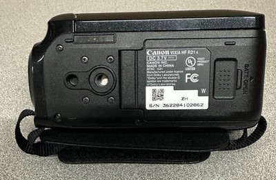 Canon Vixia HF R21 HD CMOS 20x Optical Zoom Black Compact Digital