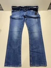 Guess Men’s Regular Boot Folsom Blues Wash 2 Size 36 X 32 New With Tags