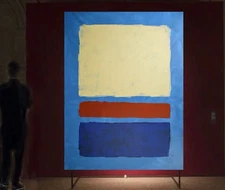Mark Rothko Style Giant Professional Painting 84”X62” (7 Foot) Abstract Modern