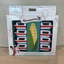 2026 Disney Parks Mousewares Monorail Set Of 4 Corn Cob Holders NEW