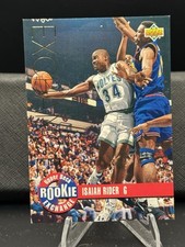 Isaiah Rider Timberwolves 1993 Upper Deck Rookie Exchange #RE5