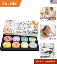 Shower Steamers Aromatherapy Birthday Gifts for Women - 8 Pcs Mothers Day Gif...