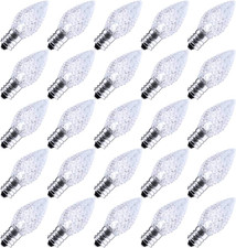 C7 Christmas Light Bulb, C7 Led Replacement Bulbs for Christmas String Lights, 2