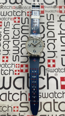 Swatch Magnitudo GK170 1993 Standard Gents 34mm NFL Band Is  display picture 1