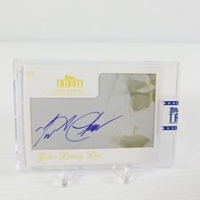 Miguel Cabrera 2012 Topps Tribute  Yellow Printing Plate Auto 1/1 - TA-MCA