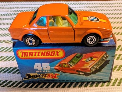 Matchbox Superfast 75   BMW 3.0 CSL #45 New In Box. 1978 Year Manufactured SSE