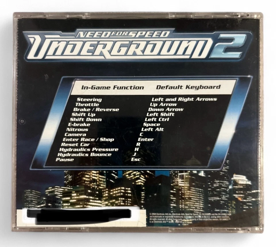 Need for Speed: Underground 2 PC Game (2-Disc CD-ROM)  In Box w/ Serial Key - Image 2 of 4