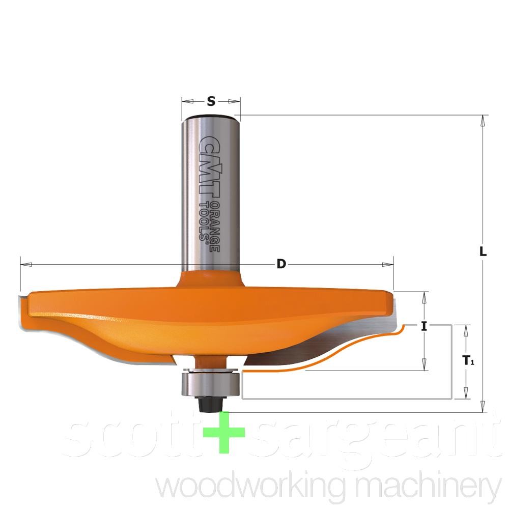 CMT 890 Raised Panel Bit Profile A S-12.7 D-82.5 Price is Inc VAT@20%