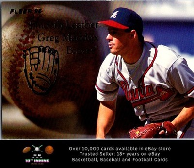 1996 Fleer Update Smooth Leather BASEBALL #6 Greg Maddux