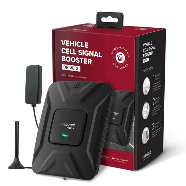 New weBoost Drive X Vehicle Signal Booster - Car/SUV/Truck - 4G LTE/5G - 475021 - Image 1 of 1