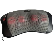 Homedics SP-6H-2 Shiatsu Massage Pillow Back Neck Electric Heat Pad Massager