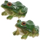 accessories outdoor Resin Frogs for Garden Fountain Landscape Ornament Resin