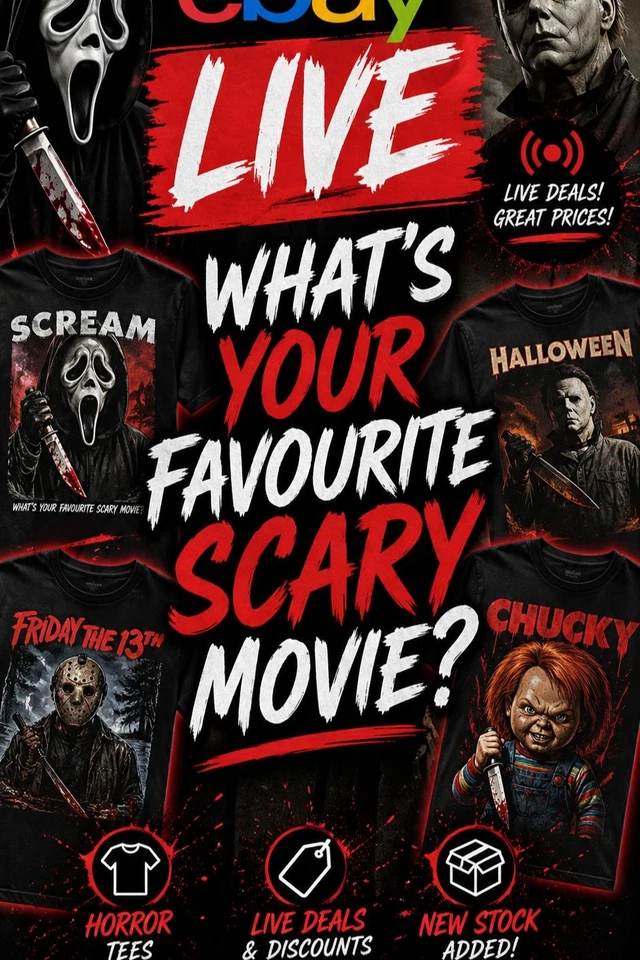 MOVIEAND  HORROR TEES !