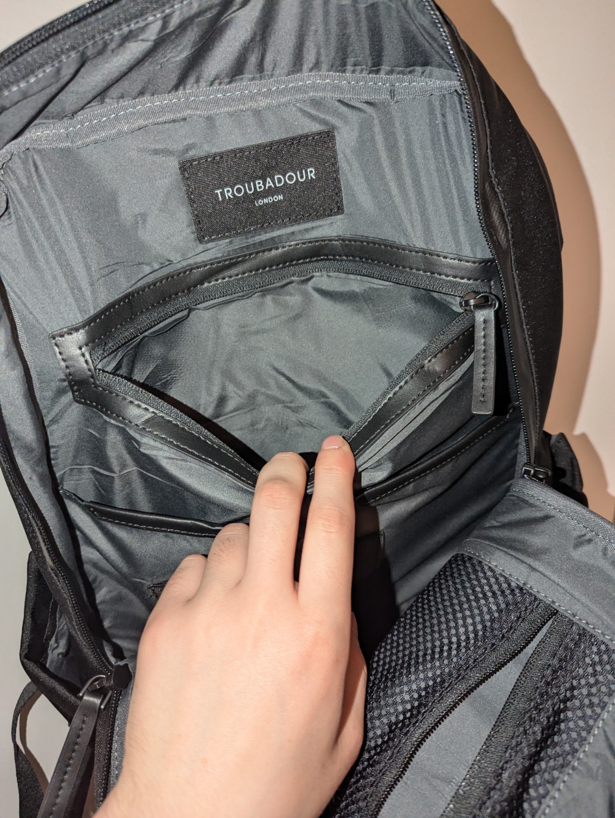 Troubadour Apex 2.0 Laptop Backpack Nylon Water Resistant Compact 16L image 7