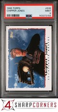 1995 TOPPS #535 CHIPPER JONES BRAVES HOF PSA 9