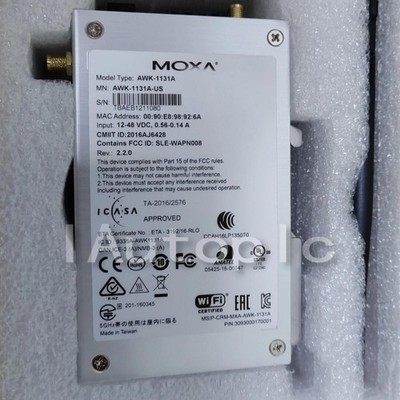 1pc NEW Moxa AWK-1131A-US V2.2.0 Wireless Ethernet Bridge Fast Ship US Free TAX