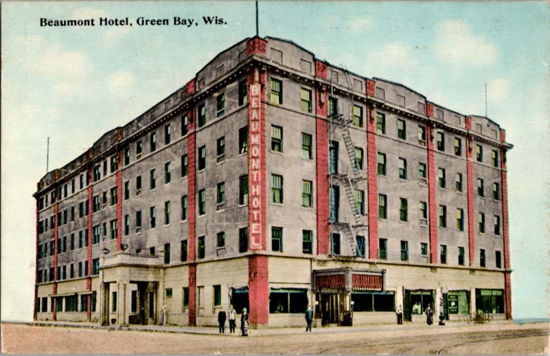 Green Bay Wisconsin WI : HOTEL SCENE o/17 BE8535 | eBay