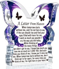 Sympathy Gifts, Memorial Gift for Loss of Loved One, Loss Mom Dad Heaven Letter